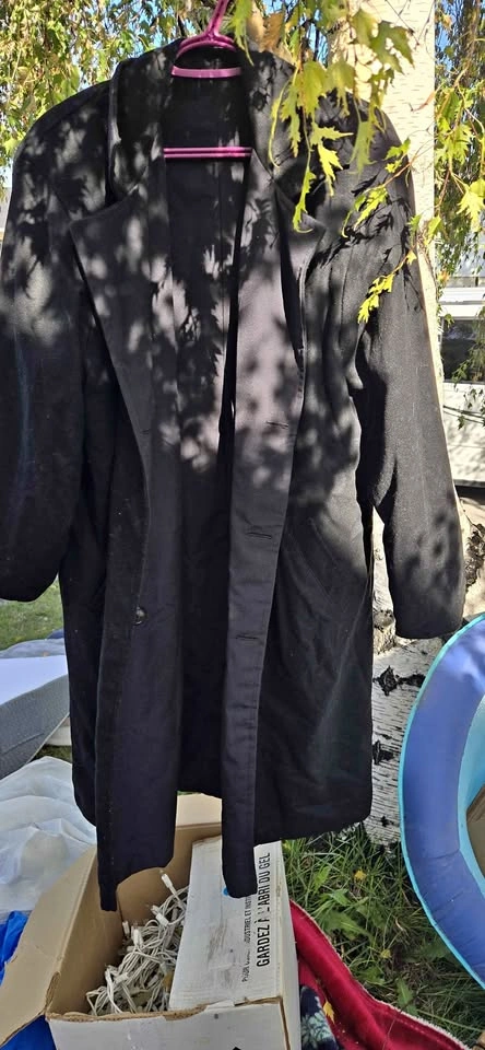 Black Long Overcoat