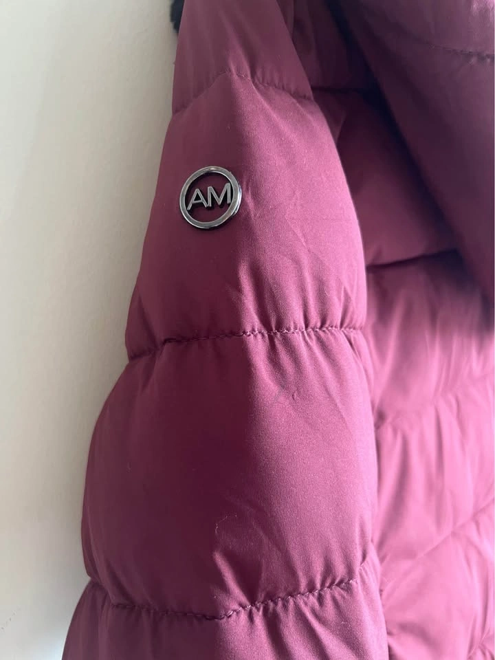 Andrew Marc Burgundy Puffer Size Small Detachable Hood - photo 5