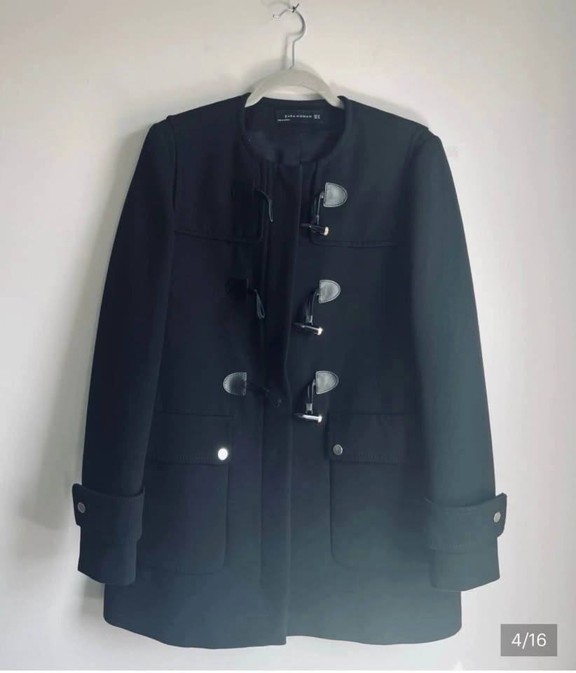Zara Woman’s Black Toggle Coat - photo 4