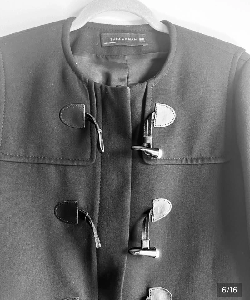 Zara Woman’s Black Toggle Coat - photo 5