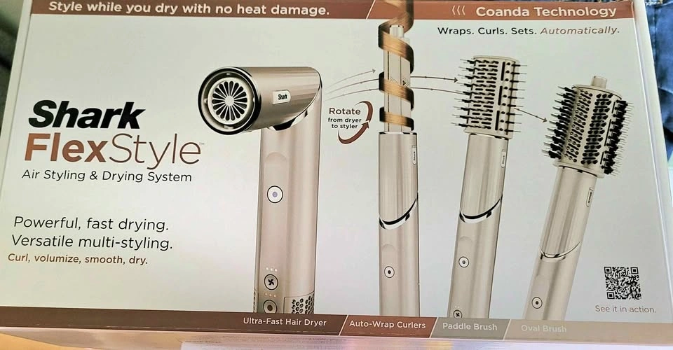 Shark flexStyle dryer and styling system