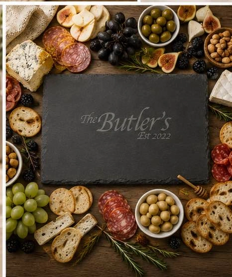 Custom Slate Cheese and Charcuterie Board - photo 2