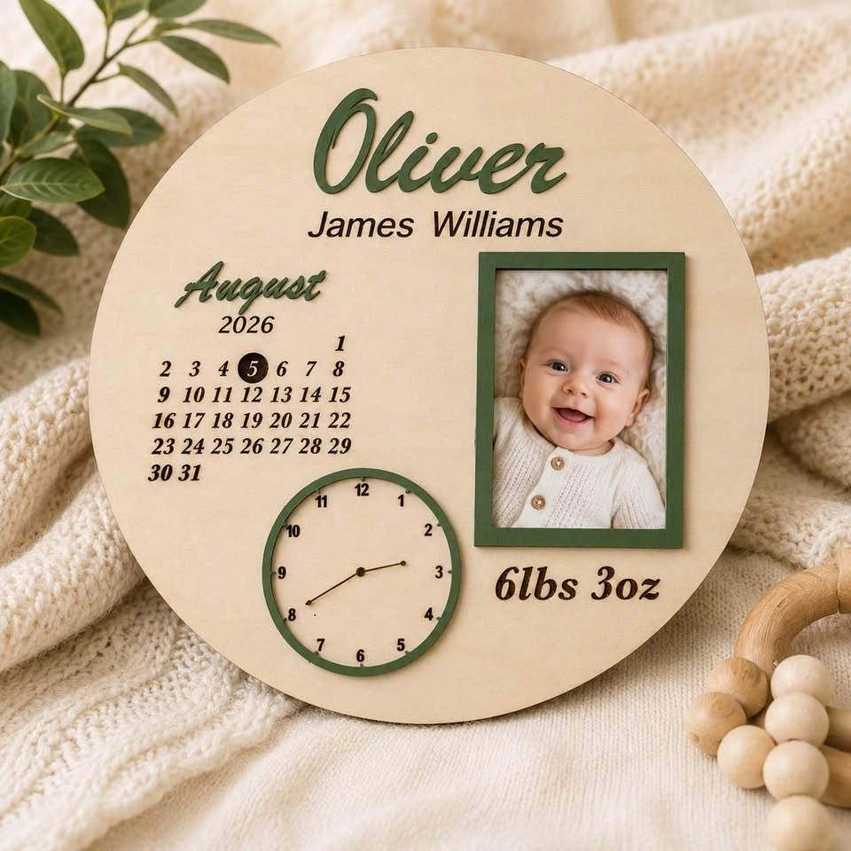Custom Engraved Baby Keepsake