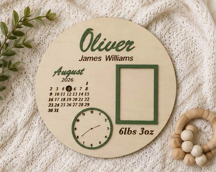 Custom Engraved Baby Keepsake - photo 4