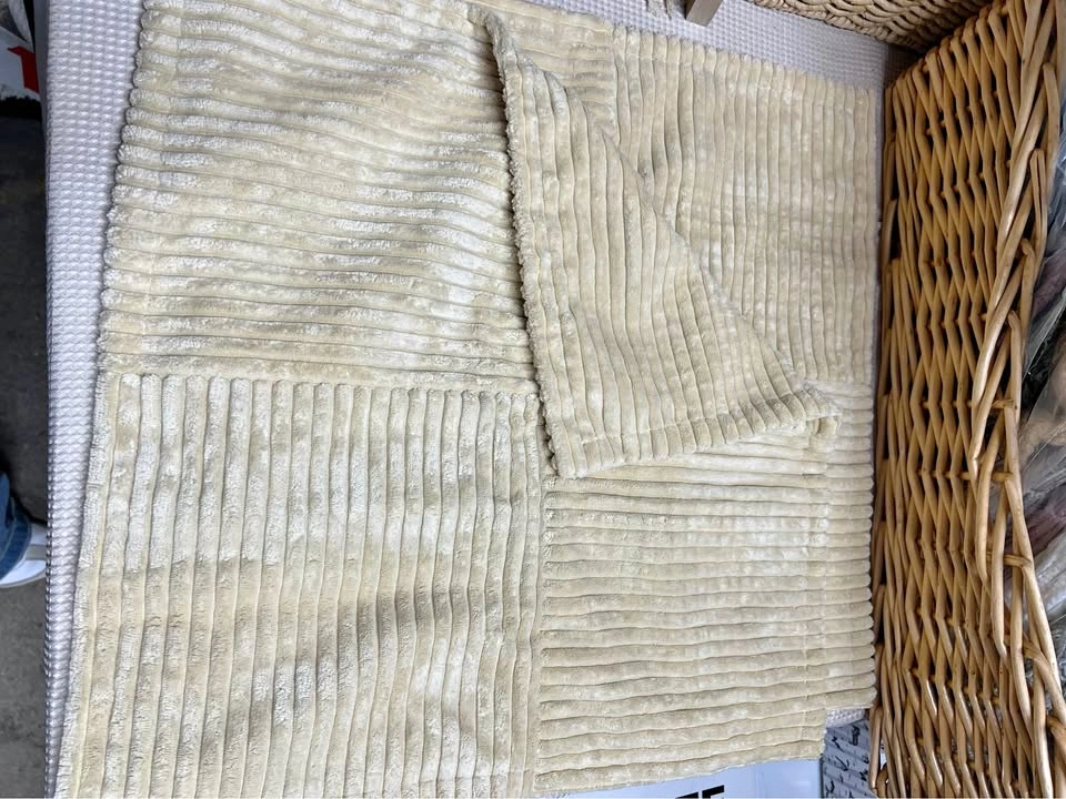 🏈 Beige Throw Pillow Cases- 2 pcs.