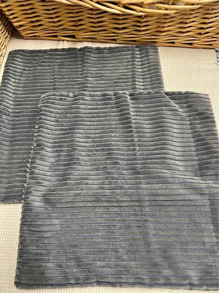 🏈 Textured Throw Pillow cases- 2pcs.