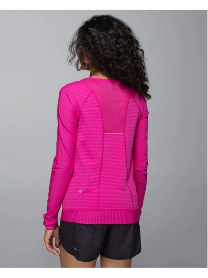 Lululemon Run For Gold Long Sleeve Jewelled Magenta - photo 2