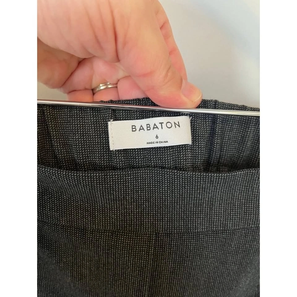Aritzia Babaton Cohen Pull On Pants Sz 6 Dark Gray - photo 4