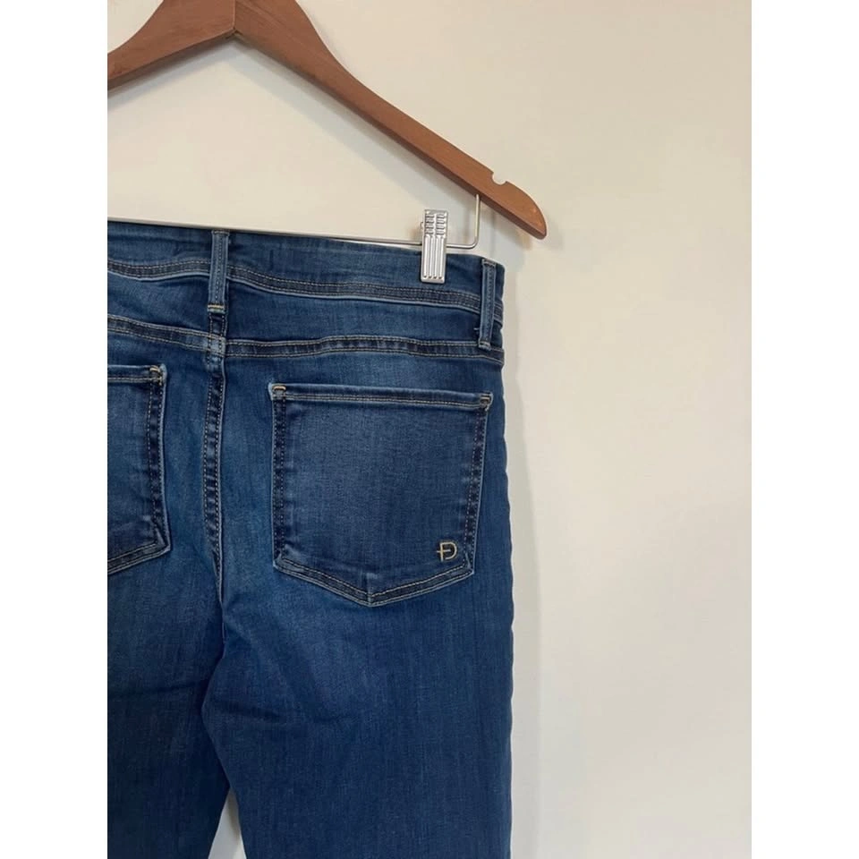 Fidelity Denim Jeans Sola Mid Rise Ankle Size 28 - photo 4