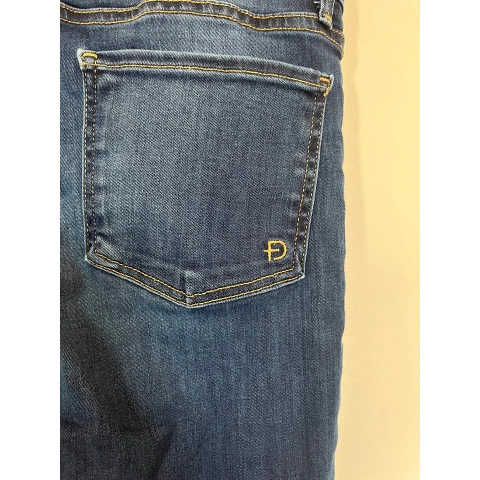 Fidelity Denim Jeans Sola Mid Rise Ankle Size 28 - photo 5