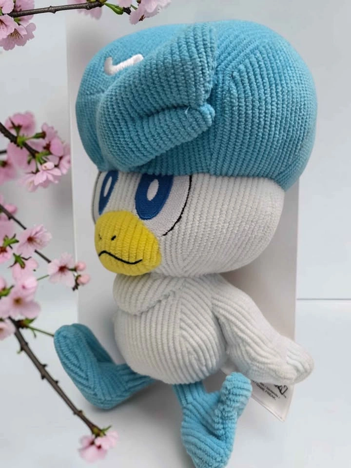 Pokemon Quaxly Corduroy Plush by Jazwares – Official Tag - photo 2