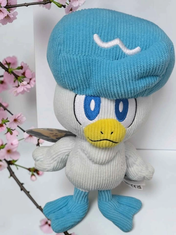 Pokemon Quaxly Corduroy Plush by Jazwares – Official Tag - photo 3