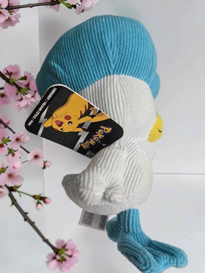 Pokemon Quaxly Corduroy Plush by Jazwares – Official Tag - photo 4