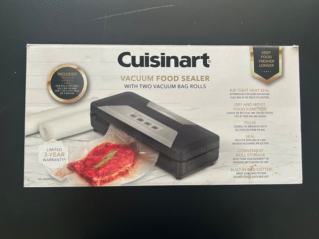 Cuisinart Professional Vacuum Food Sealer (VS-500PCC) - Black - photo 3