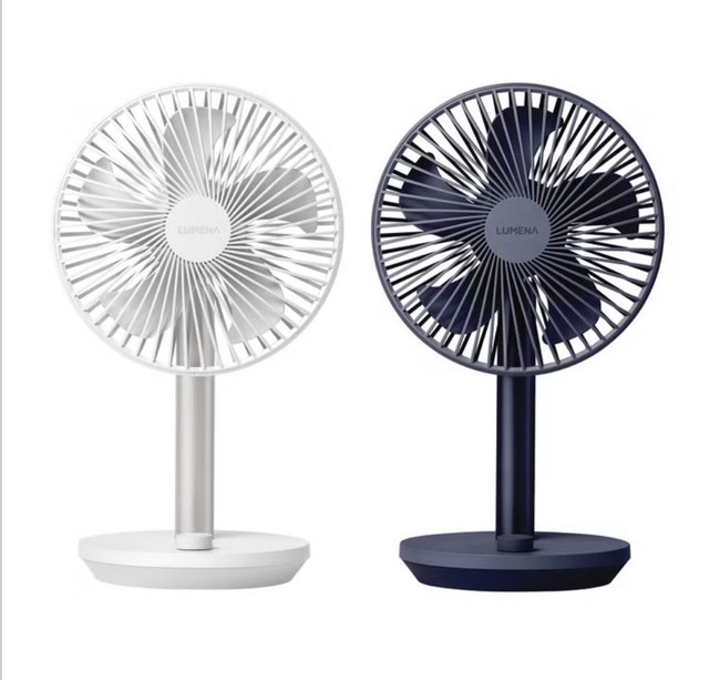 Brand New LUMENA Fan Stand 4 Premium Cordless Desktop Fan - 2Pk - photo 2