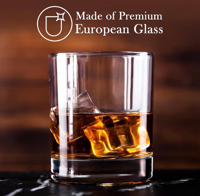 Premium Set of 6 Red Bank Whiskey Co Rock Solid Glasses - photo 2