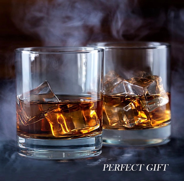 Premium Set of 6 Red Bank Whiskey Co Rock Solid Glasses - photo 3