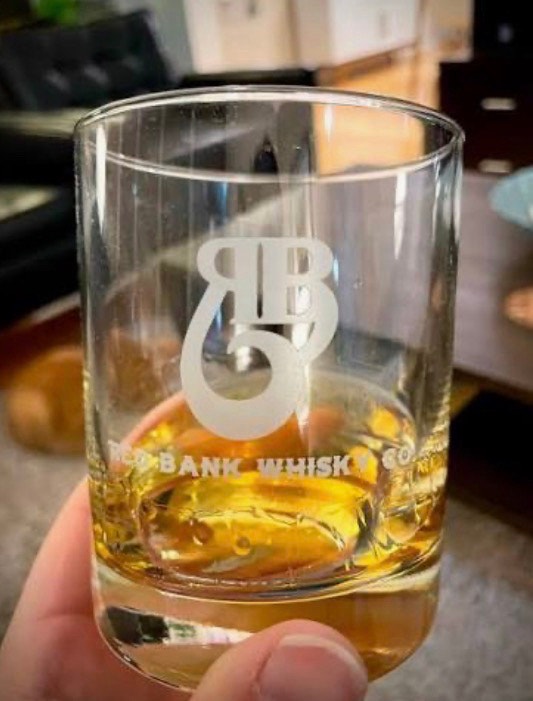Premium Set of 6 Red Bank Whiskey Co Rock Solid Glasses - photo 5