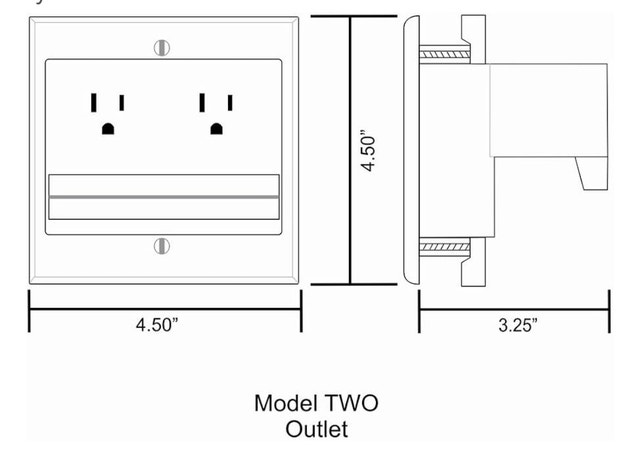 Brand New Power Bridge Model TWO-CK In-Wall Cable Management Kit - photo 5