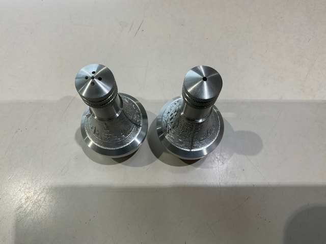 Thai Pewter Salt and Pepper Shakers - photo 3