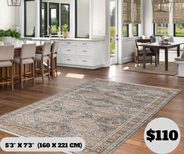 Woven Area Rug - Made In Turkey