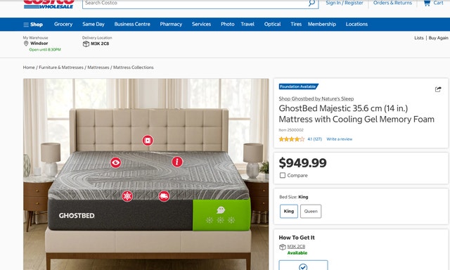 New King Ghostbed Mattress (Reg. $950) - photo 2