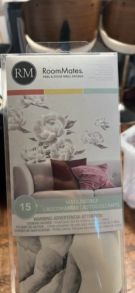 RoomMates Peony Floral Peel & Stick Wall Decals - photo 2