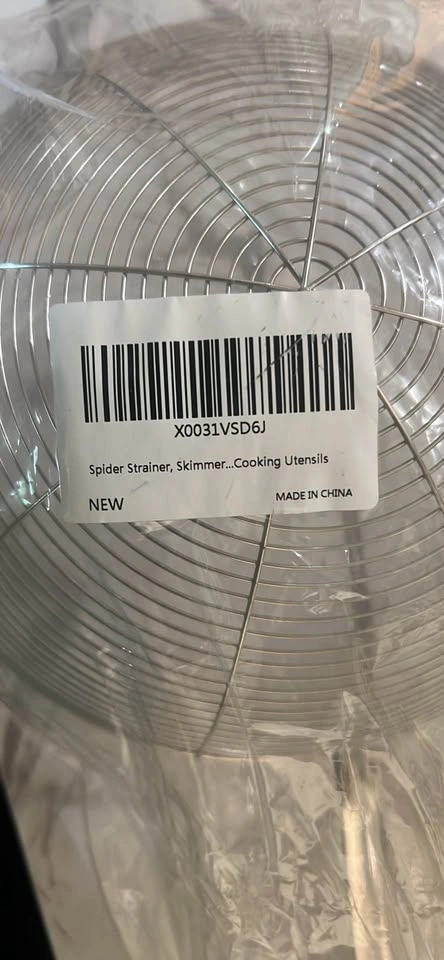 Set of 2 Stainless Steel Spider Strainers 🏈 - photo 2