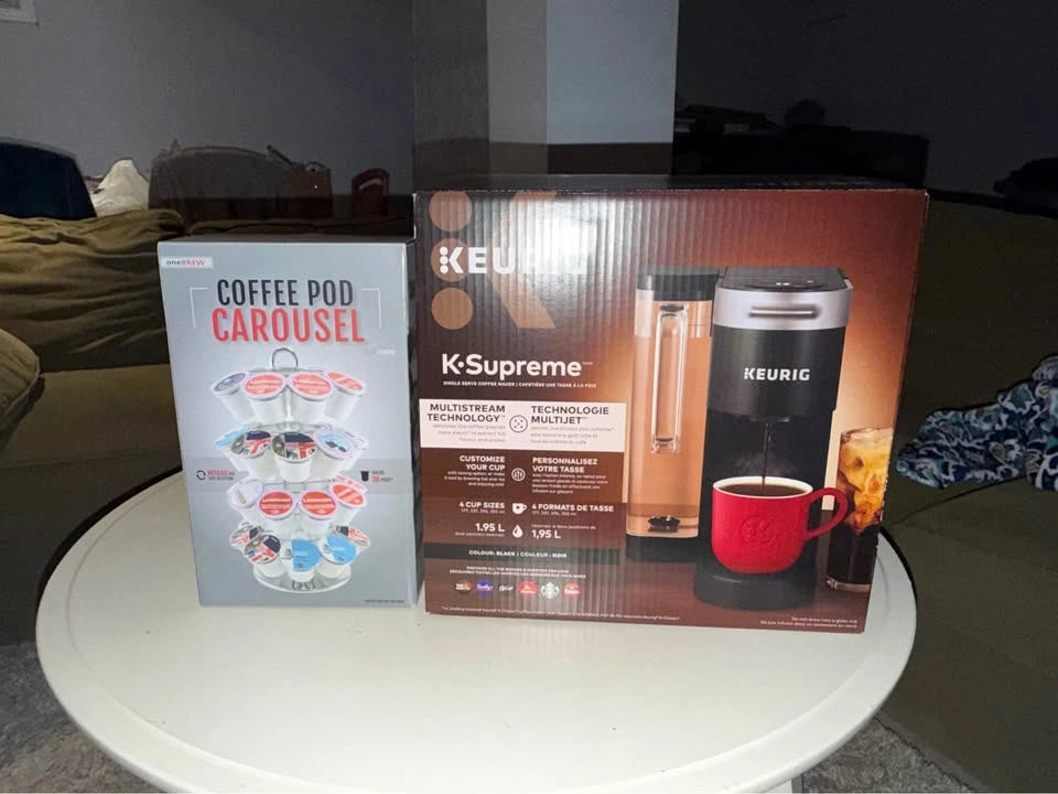 Keurig K-Supreme Coffee Maker and oneBREW Coffee Pod Carousel - photo 2