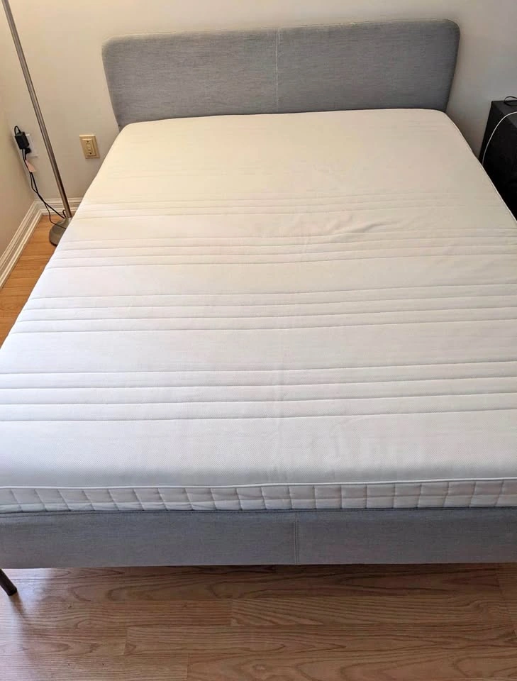 IKEA Queen bed Frame and IKEA mattress