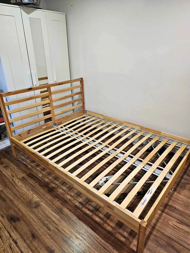 IKEA Pine Double / Full Bed Frame