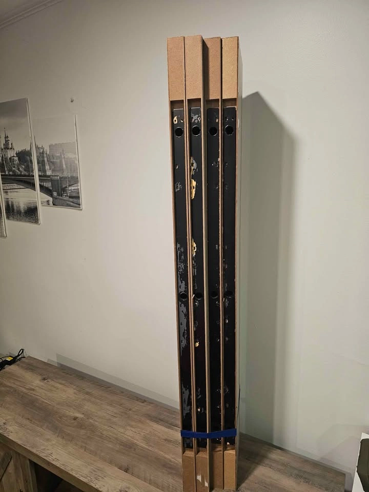 Rustic weathered wood Floating Shelves - Set of 4 - photo 3