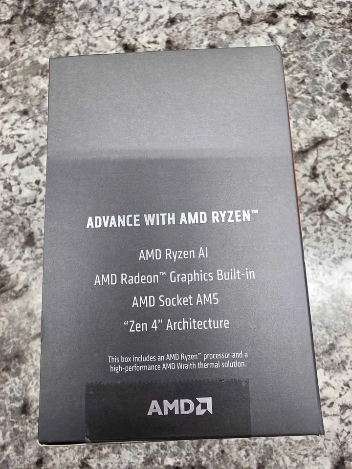 AMD Ryzen 5 8600G 6-Core 12-Thread AM5 CPU – Unused Open Box - photo 4