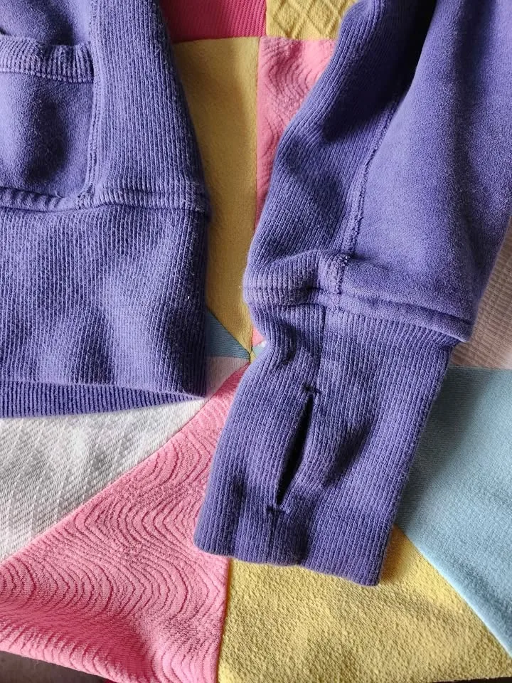 Purple Lululemon scuba zip-up hoodie image indicator(5)