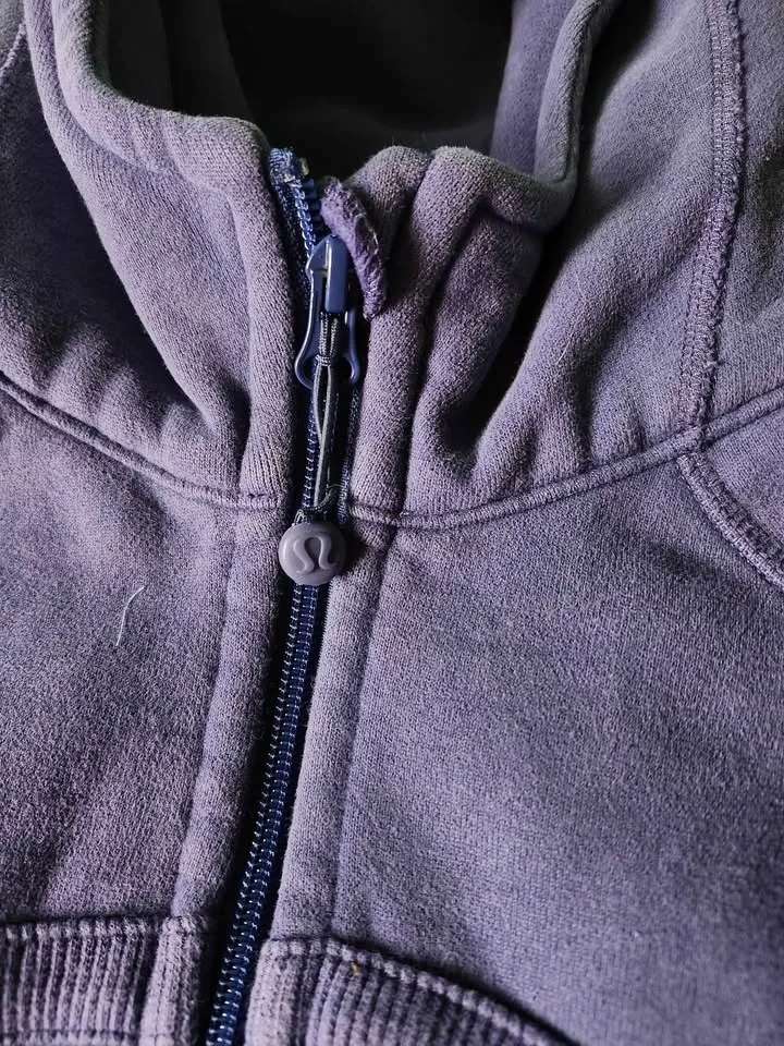 Purple Lululemon scuba zip-up hoodie image indicator(6)