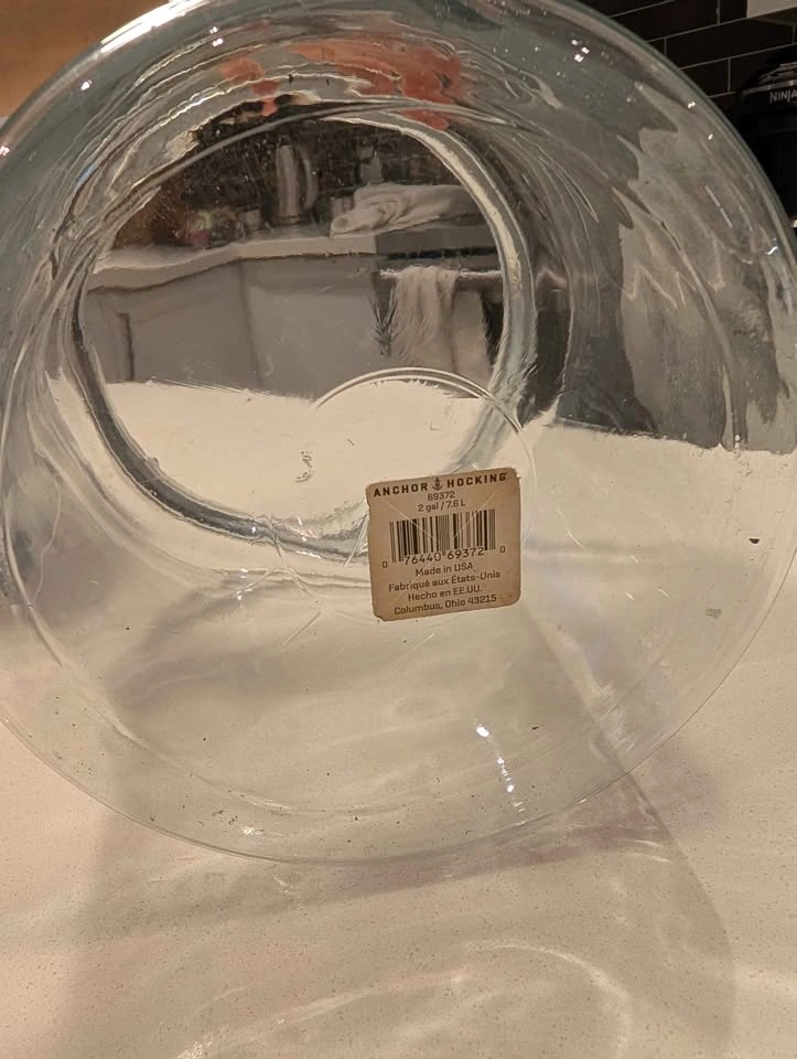 Anchor Hocking 2 Gallon Glass Storage Jar - no lid - photo 2