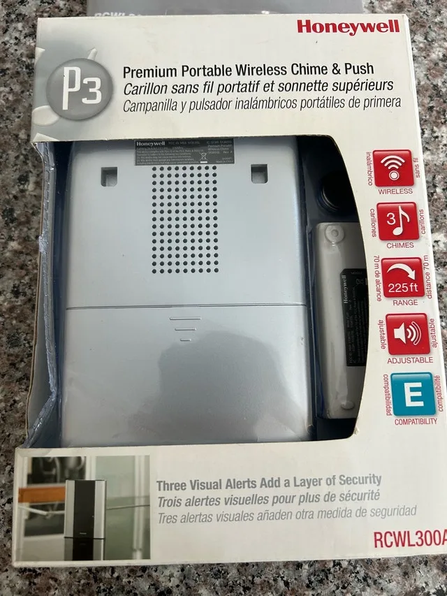 Honeywell Premium Wireless Chime & Push Button