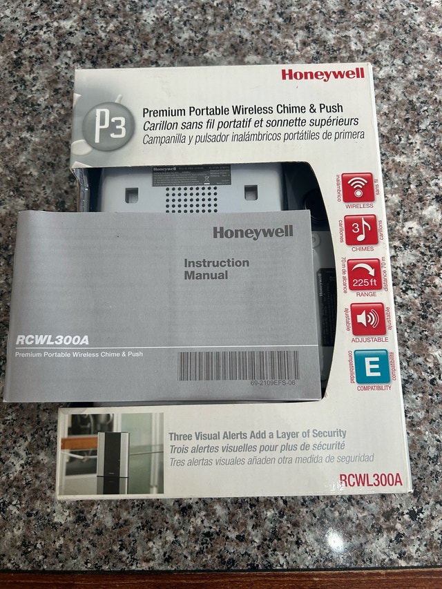 Honeywell Premium Wireless Chime & Push Button - photo 2