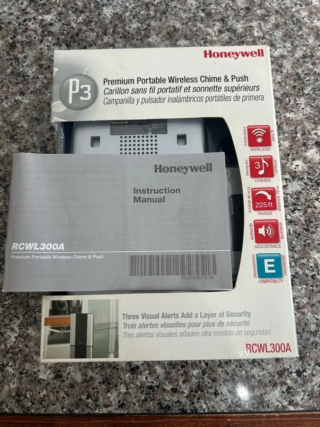 Honeywell Premium Wireless Chime & Push Button - photo 2