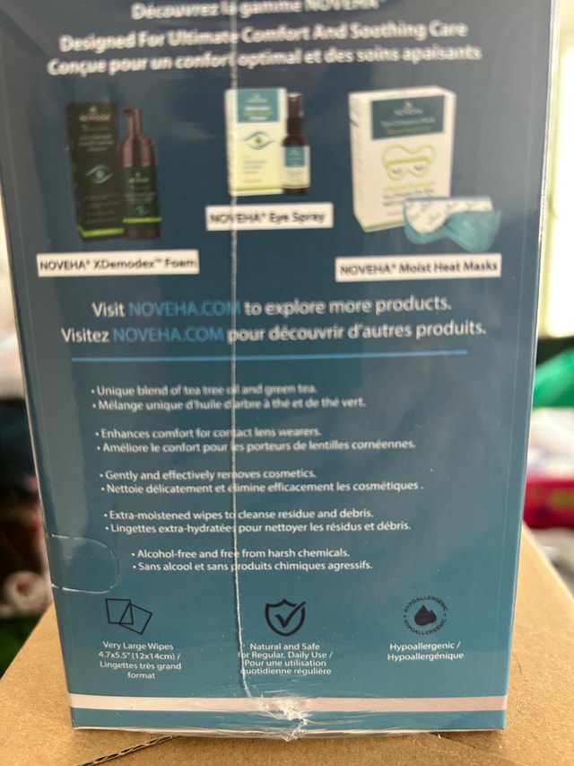 Noveha Xallergy Eyelid and Lash Wipes - photo 3