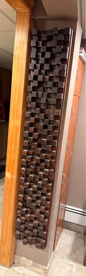 Handmade Custom Wooden Acoustic Diffuser Wall Art - photo 2
