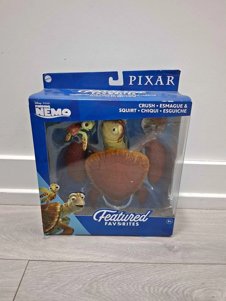 Mattel Pixar Featured Favorites Crush & Squirt Action Figures
