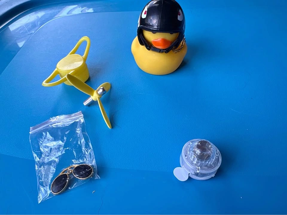 Rubber Duck Bicycle Handlebar Accessory Kit