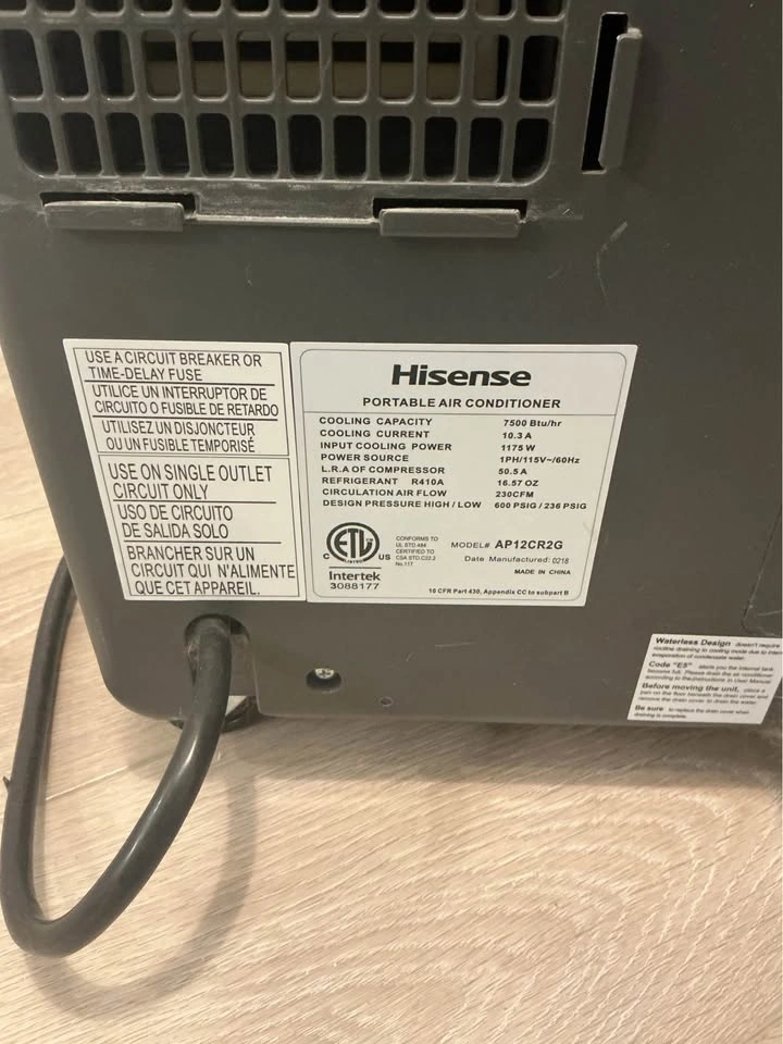7500 BTU Air Conditioner - photo 4