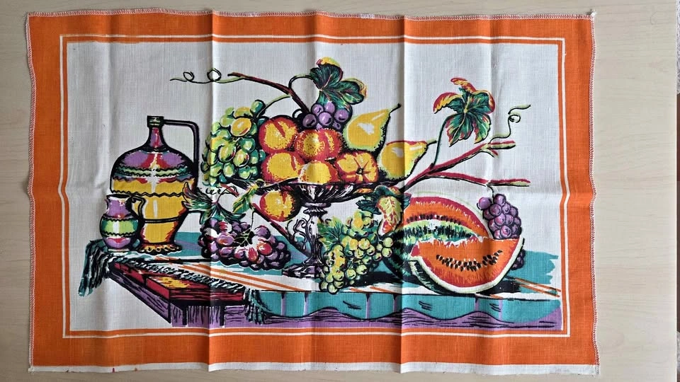 Vintage Fruit Tea Towel