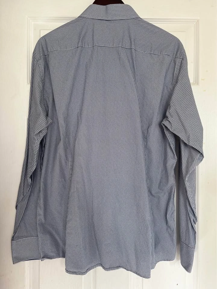 🏈 Black printed Dress shirt - photo 3