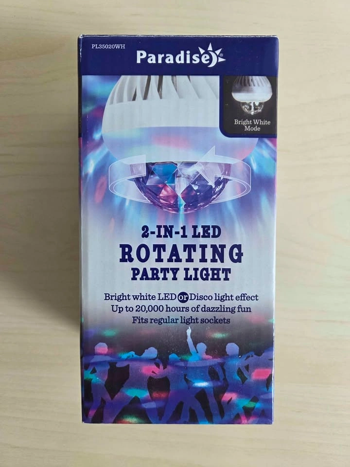 Paradise 2-in-1 LED Rotating Party Light - photo 3