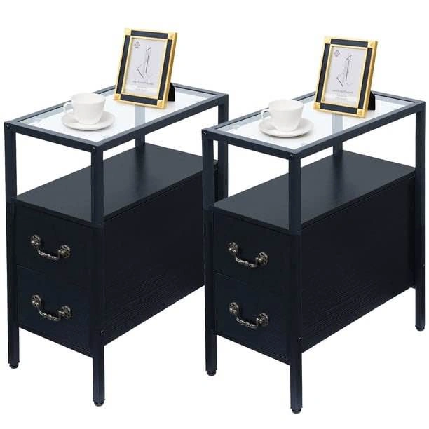Black Nightstands — Set of 2 - photo 4