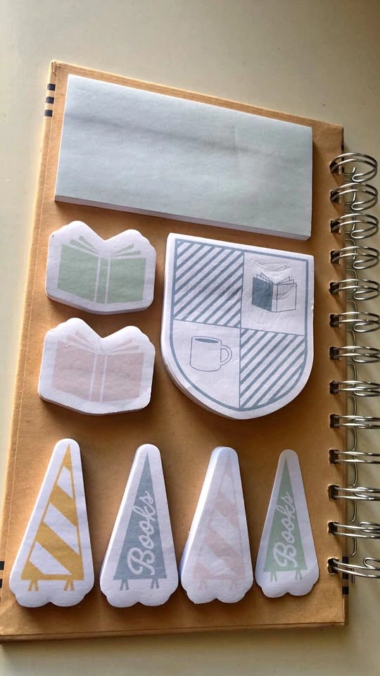 Indigo Nota Post it Notes Journal 🏈