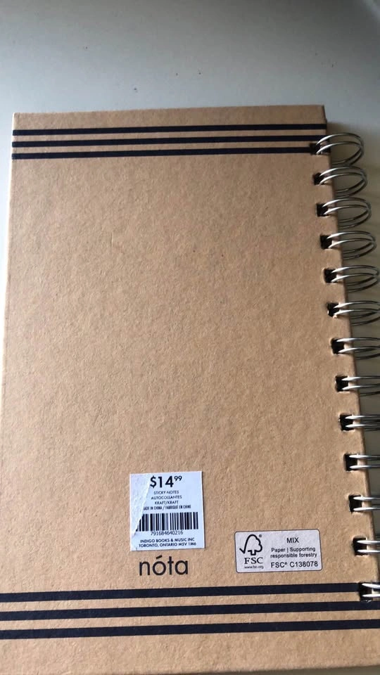 Indigo Nota Post it Notes Journal 🏈 - photo 3
